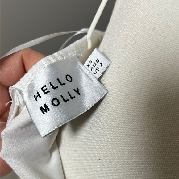 Hello Molly Elegant White Midi Dress - Picture 2 of 4